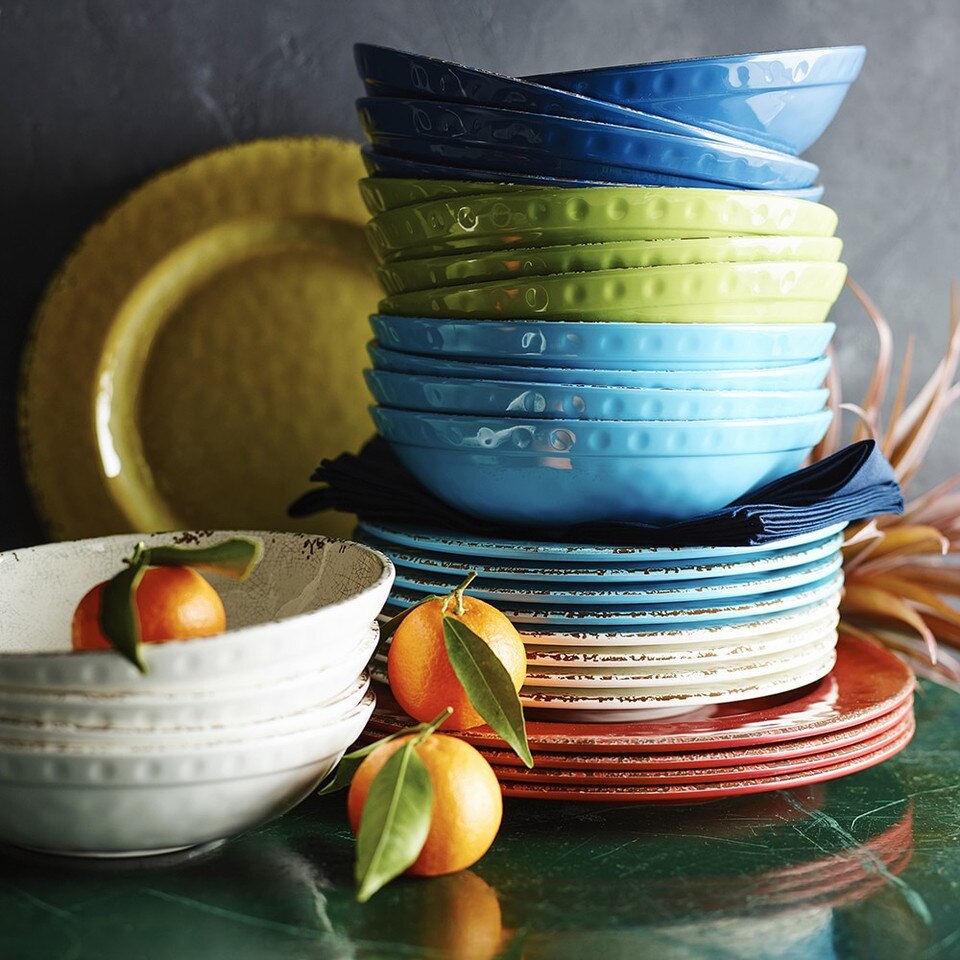 Rustic® Outdoor Melamine Dinner Plates Williams Sonoma Australia